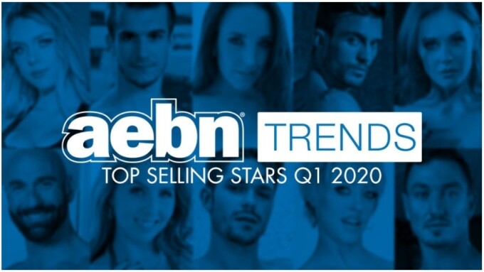 AEBN Reveals Top Straight, Gay Stars for Q1 of 2020