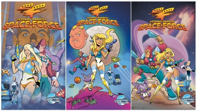 Stormy Daniels Takes Command in Comic Book 'Space Force'