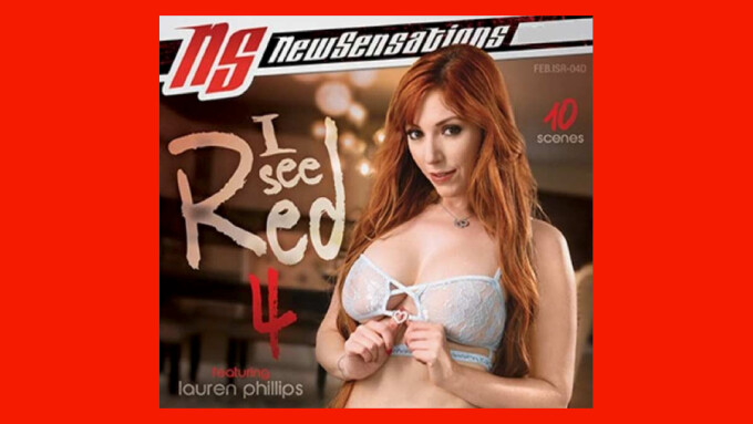 Lauren Phillips is the Cover Star of New Sensations Collection 'I See Red 4'