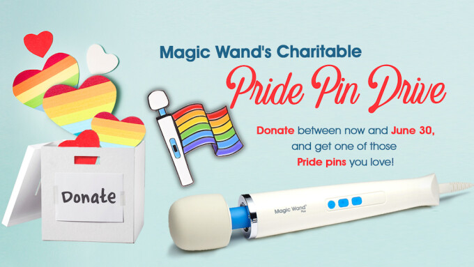 Magic Wand Distributor Vibratex Announces Charitable 'Pride Pin' Drive