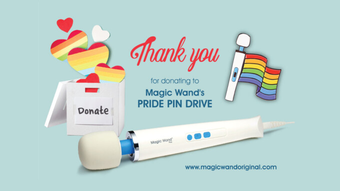Magic Wand Distributor Vibratex Raises $6K in 'Pride Pin' Drive