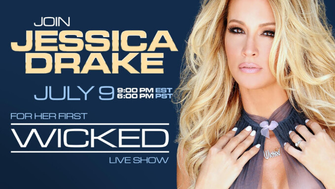 Jessica Drake to Host Live Show Tomorrow on Wicked.com