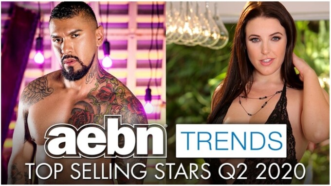 Angela White, Boomer Banks Top AEBN's Q2 Bestseller Charts