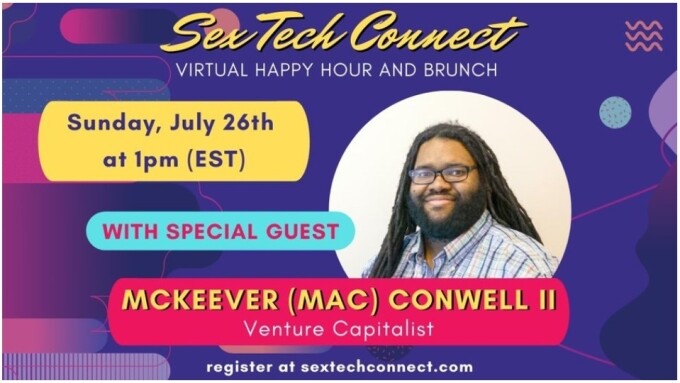 Venture Capitalist Mac Conwell II to Guest on 'Sex Tech Connect' Sunday