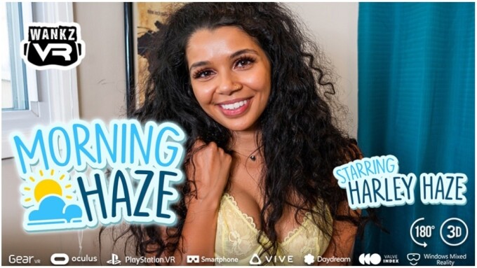 Harley Haze Marks Her VR Debut in 'Morning Haze' for WankzVR