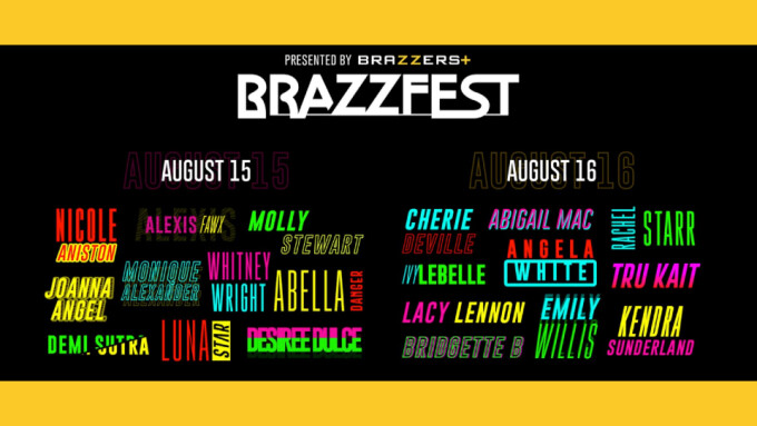 Brazzers+ Platform Launches With 'Brazzfest' Cam Show Weekend