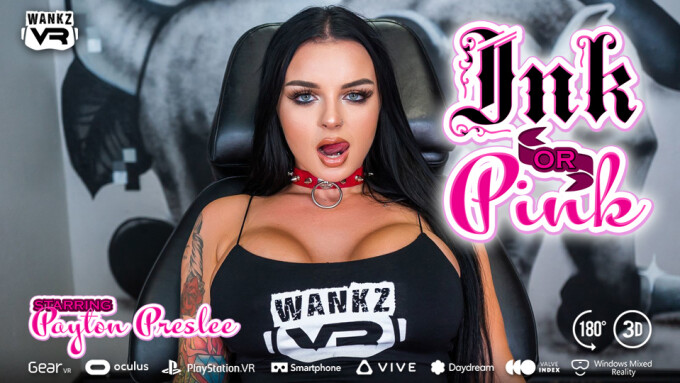 Payton Preslee Asks 'Ink or Pink?' in WankzVR's Latest