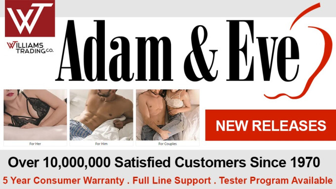 Williams Trading Customizes Shopping for Adam & Eve Range