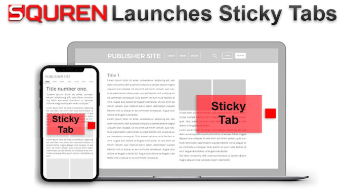 Squren Launches Non-Intrusive 'Sticky Tabs' Ad Format