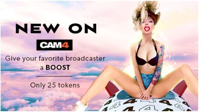 CAM4 Launches 'Boost' Tool to Support, Elevate Live Shows