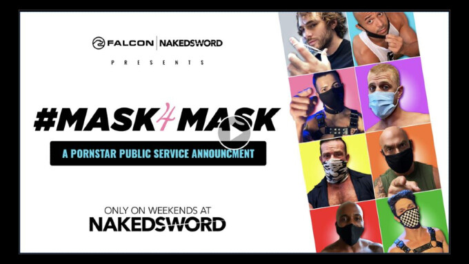 Falcon/NakedSword Drops Star-Studded 'Mask4Mask' PSA