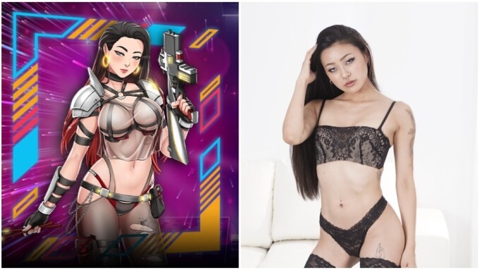 RaeLilBlack Debuts in Nutaku's Adults-Only 'Heavy Metal Babes'