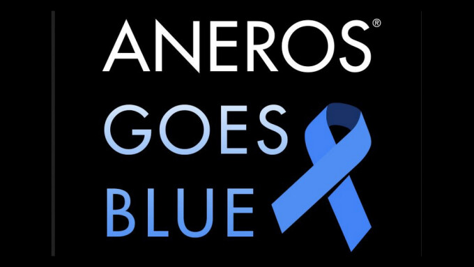 Aneros Marks National Prostate Health Month by 'Going Blue'