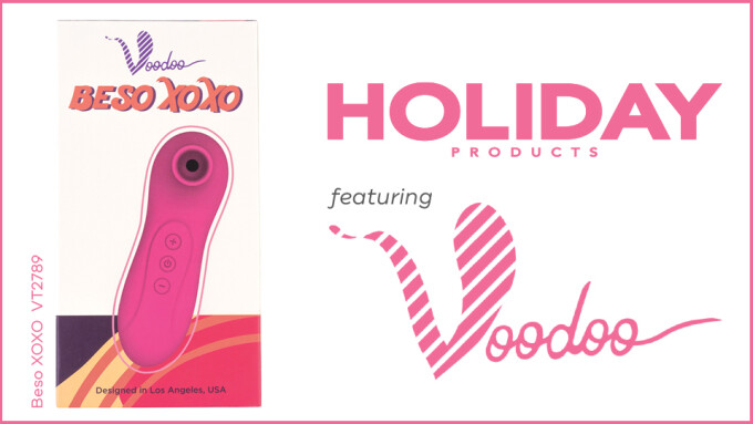 Holiday Products Now Shipping Voodoo Toys' 'Beso' Collection