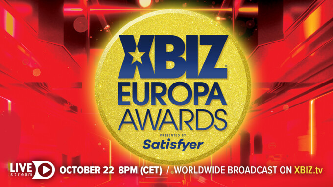XBIZ Announces Nominees for 2020 XBIZ Europa Awards