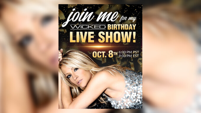 Jessica Drake to Celebrate Her Birthday Live on Wicked.com