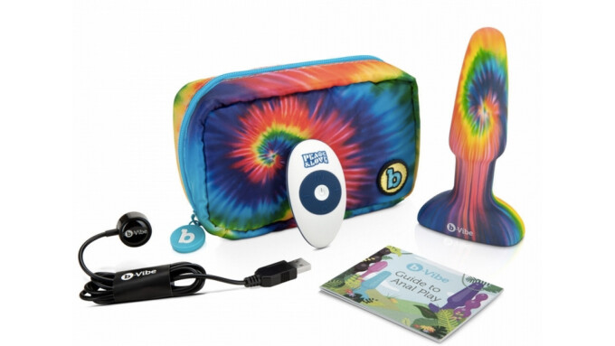 b-Vibe Releases New 'Peace & Love' Tie-Dye Rimming Plug