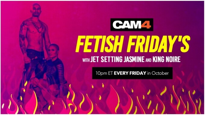 Jet Setting Jasmine, King Noire Bring #FetishFriday to CAM4