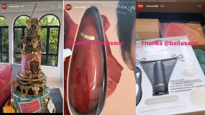 Cardi B Celebrates Birthday With Sex Toys From Bellesa