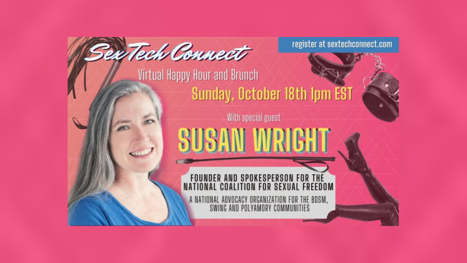 NCSF's Susan Wright to Guest on Sunday's 'Sex Tech Connect'