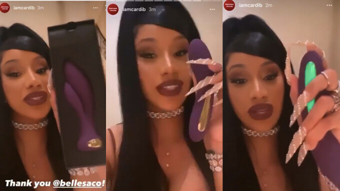 Cardi B Endorses Bellesa's Signature 'Aurora' Vibe