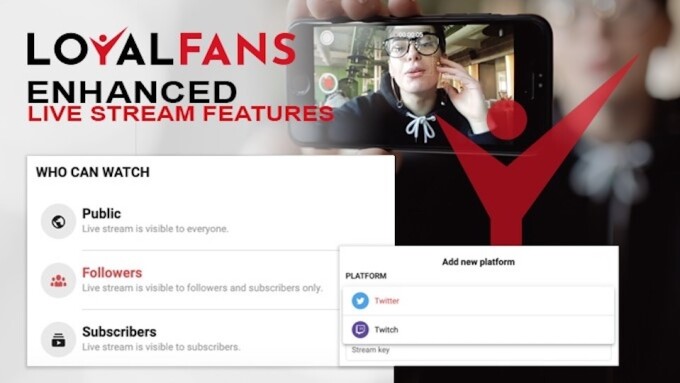 Loyalfans Announces Enhanced Livestream Features