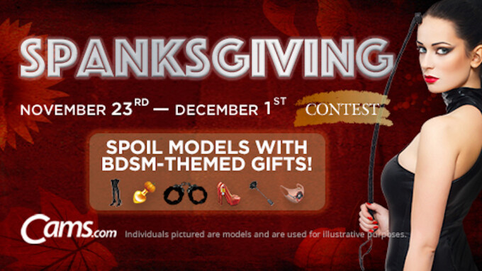 Cams.com Announces 2020 'Spanksgiving' Model Contest