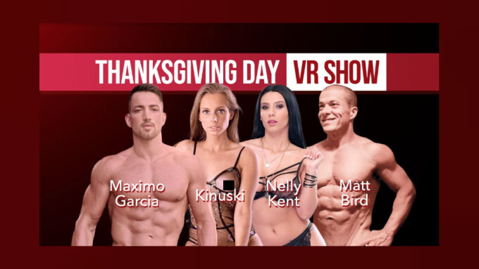 DreamCam, SexLikeReal Team for Live VR Thanksgiving Special