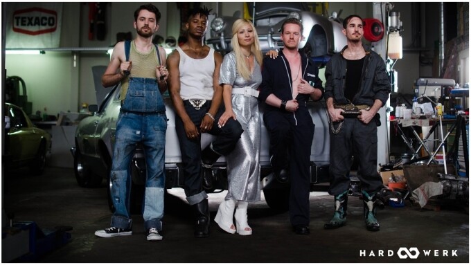 PinkLabel.tv Debuts Gang-Bang Series From HardWerk Pictures