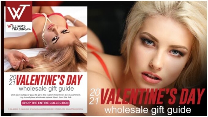 Williams Trading Unveils 2021 'Valentine's Day Essentials' Catalog