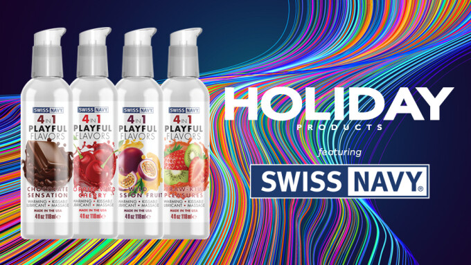 Holiday Products Now Shipping Swiss Navy's '4-In-1 Playful Flavors' by M.D. Science