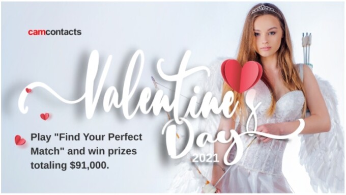 CamContacts Unveils 'Match Your Hearts' Valentine's Contest