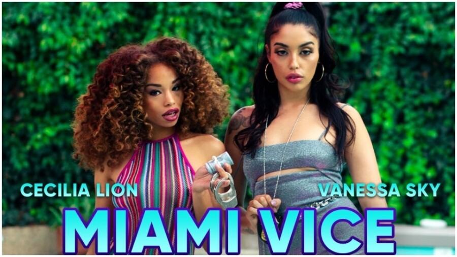 Vanessa Sky Cecilia Lion Sizzle For Sexlikereal In Miami Vice