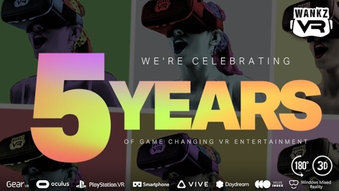 WankzVR Celebrates 5th Anniversary With Discount Promo