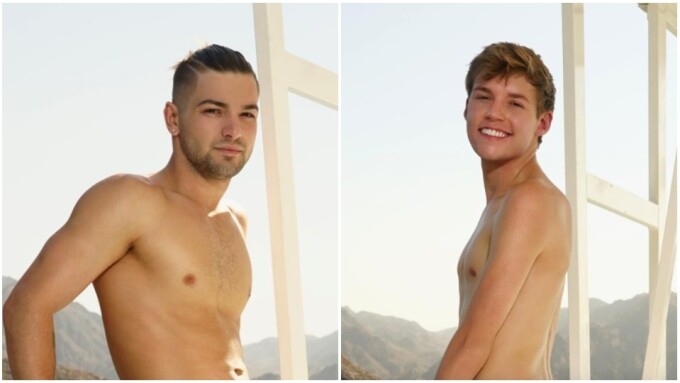 Johnny Rapid Enjoys 'Lake Need' Fun in the Sun for NakedSword