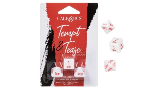 CalExotics' 'Tempt & Tease' Dice Game Now Available in English and Spanish