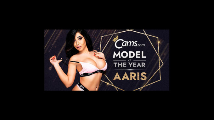 Aaris Crowned 2021 'Model of the Year' by Cams.com