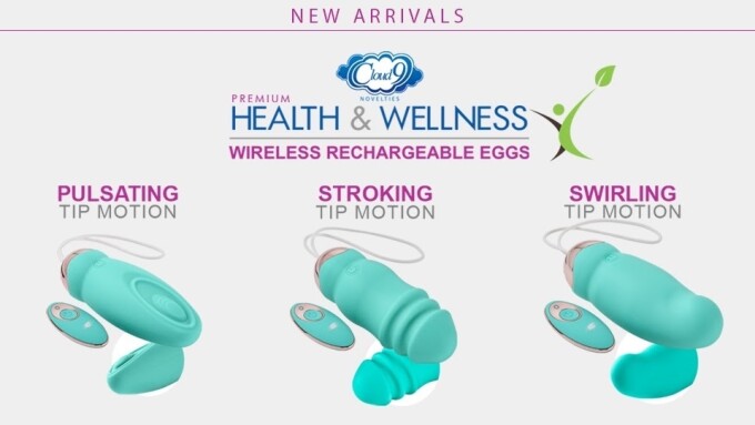 Cloud 9 Novelties Releases 3 New Wireless Eggs