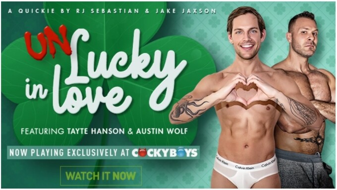 Austin Wolf, Tayte Hanson Are '(Un)Lucky in Love' for CockyBoys