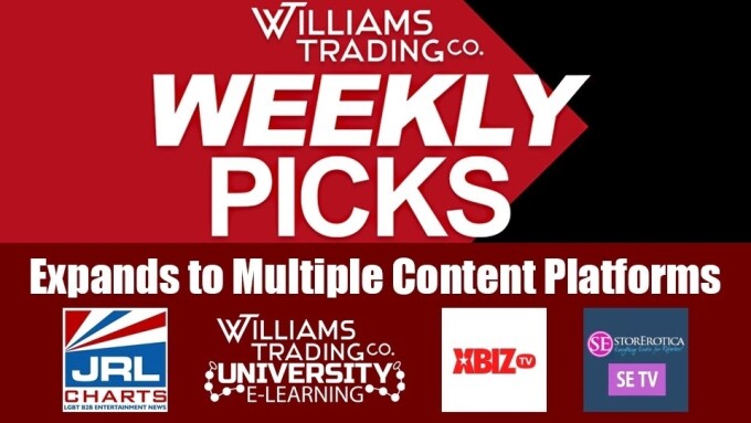 Williams Trading Highlights XBIZ.tv, Other Platforms for 'Weekly Picks'