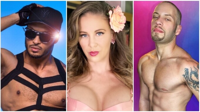 Cherie DeVille Enjoys Dillon Diaz, Wolf Hudson in 1st Bi B/B/G Scene