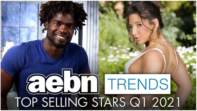 Abella Danger, Devin Trez Top AEBN's Top Stars for Q1 of 2021