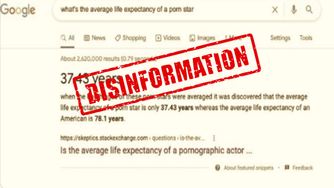 FSC's Mike Stabile Helps Debunk Google Disinformation About Adult Performer Life Expectancy