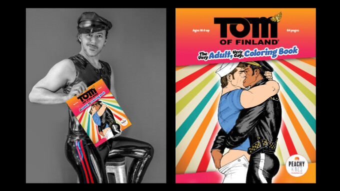PeachyKings Rolls Out 1st Tom of Finland Adult Coloring Book