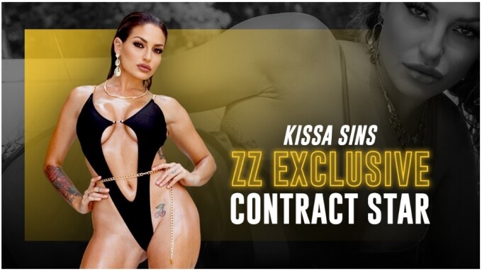 Kissa Sins Inks Exclusive Brazzers Contract