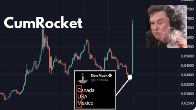 Adult Cryptocurrency CumRocket Gains Traction After Cryptic Elon Musk Tweet