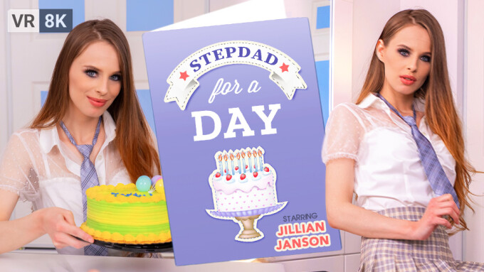 Jillian Janson Stars in 'Stepdad for a Day' for VR Bangers