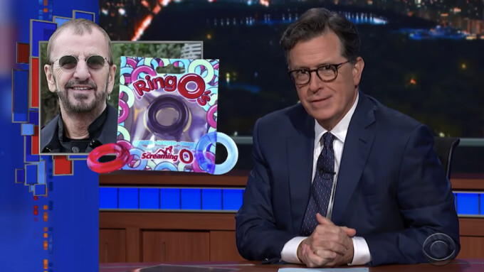 Stephen Colbert Pokes Fun at 'Ringo Starr vs. Ring O Sex Toy' Legal Battle