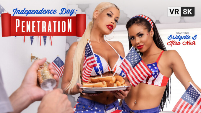 Kira Noir, Bridgette B Celebrate 'Independence Day' in New VR Bangers Fantasy