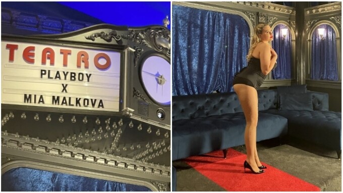 Playboy Plus Teases Mia Malkova 'All-Star' Photo Shoot